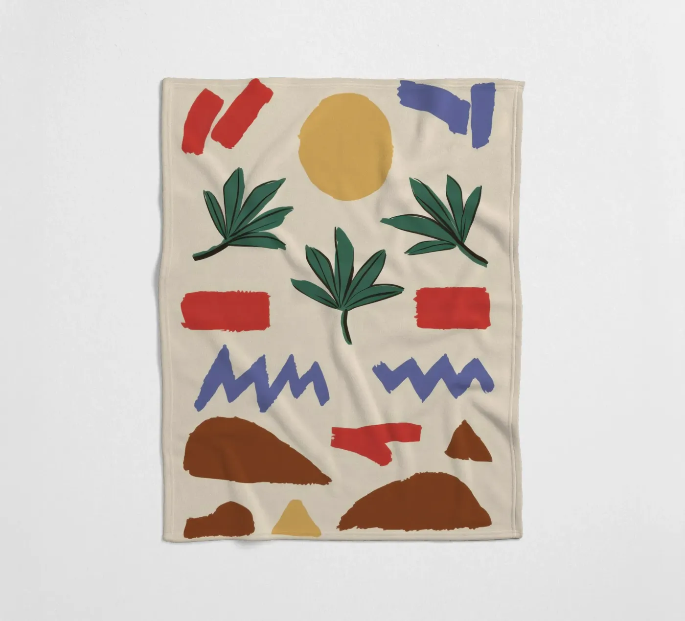 Aarden Element Patroon fleecedeken van Dream Gesso