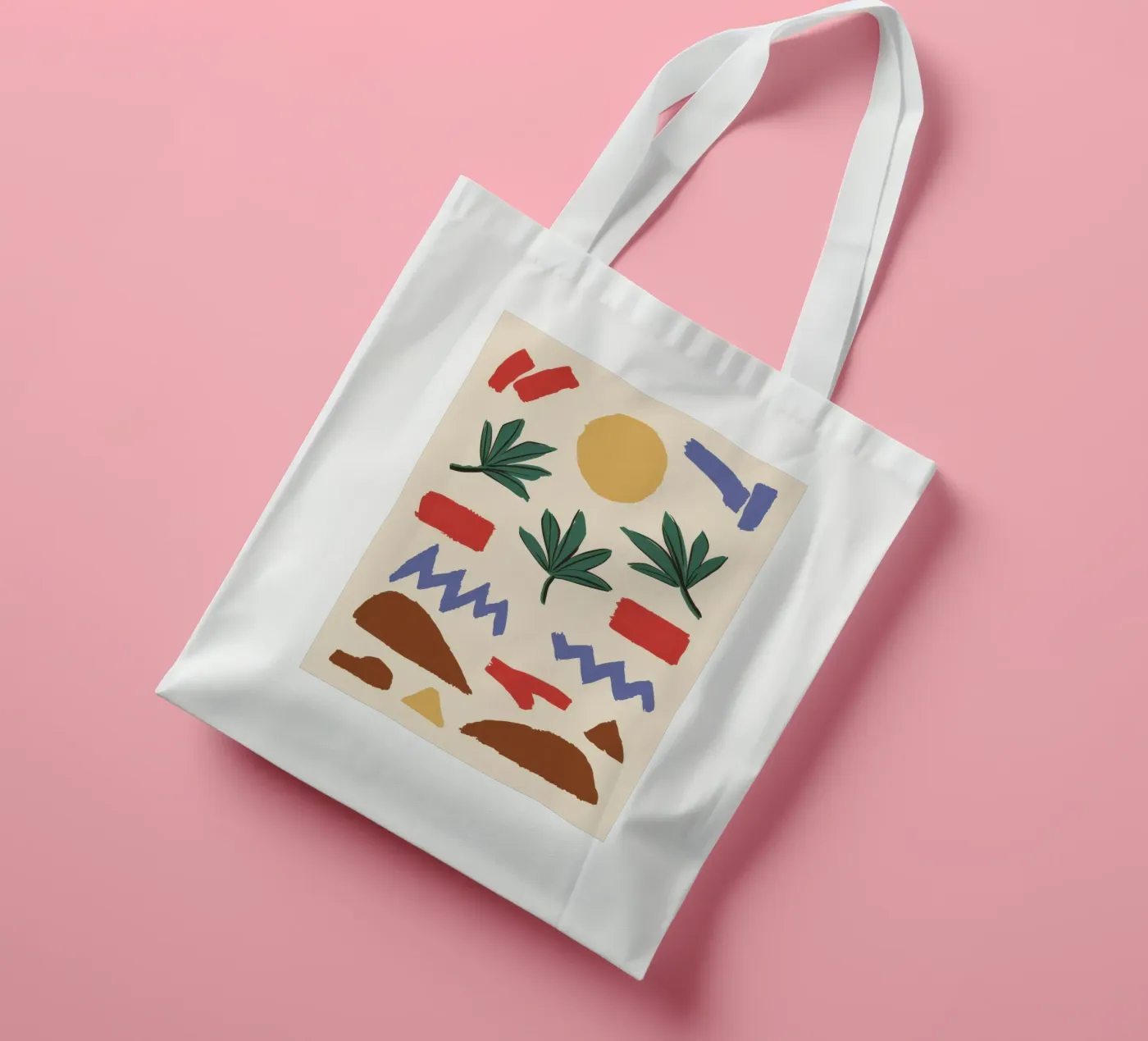 Earthen Element Pattern tote bag by Dream Gesso