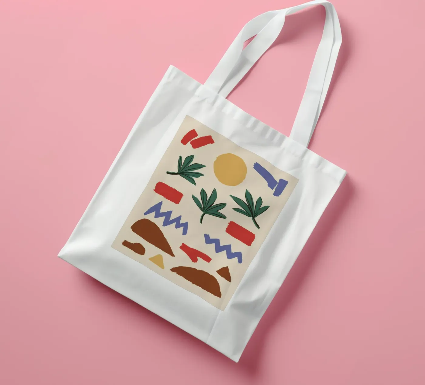 Earthen Element Pattern tote bag by Dream Gesso