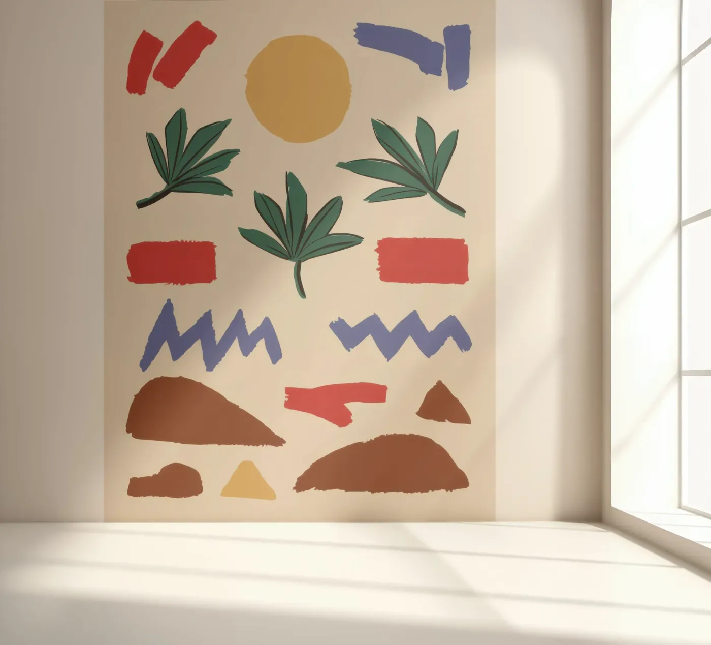 Aarden Element Patroon fotobehang van Dream Gesso