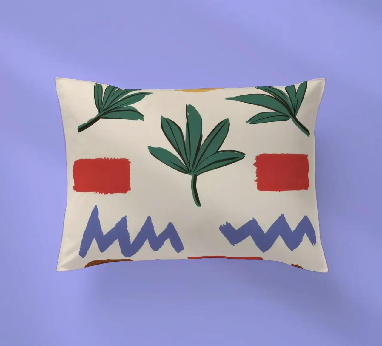 Earthen Element Pattern decorative cushion by Dream Gesso