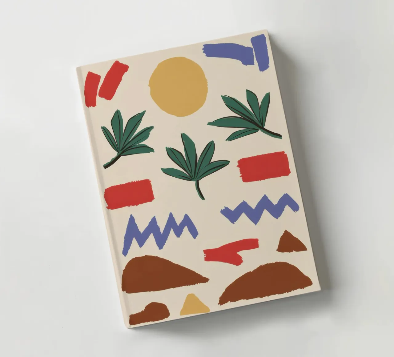 Earthen Element Pattern notebook by Dream Gesso