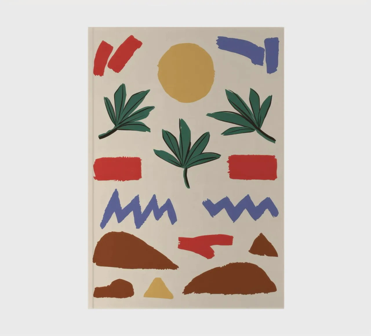 Earthen Element Pattern notebook by Dream Gesso