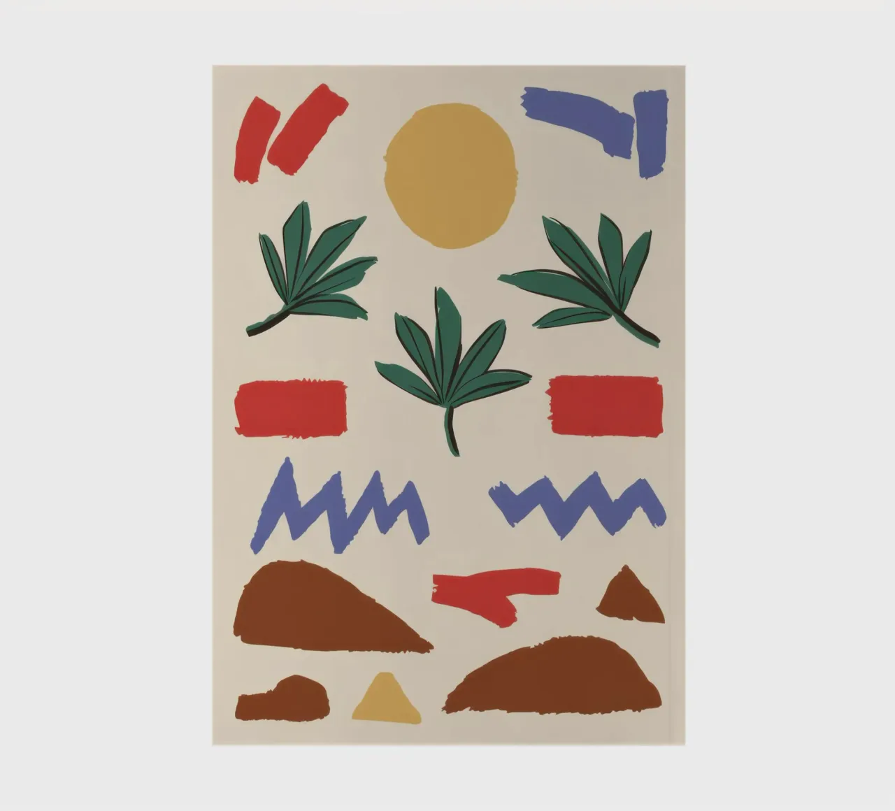 Earthen Element Pattern notebook by Dream Gesso