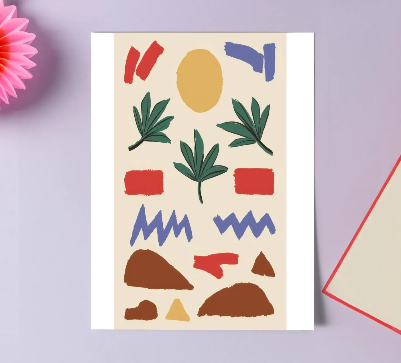 Earthen Element Pattern sticker sheet by Dream Gesso