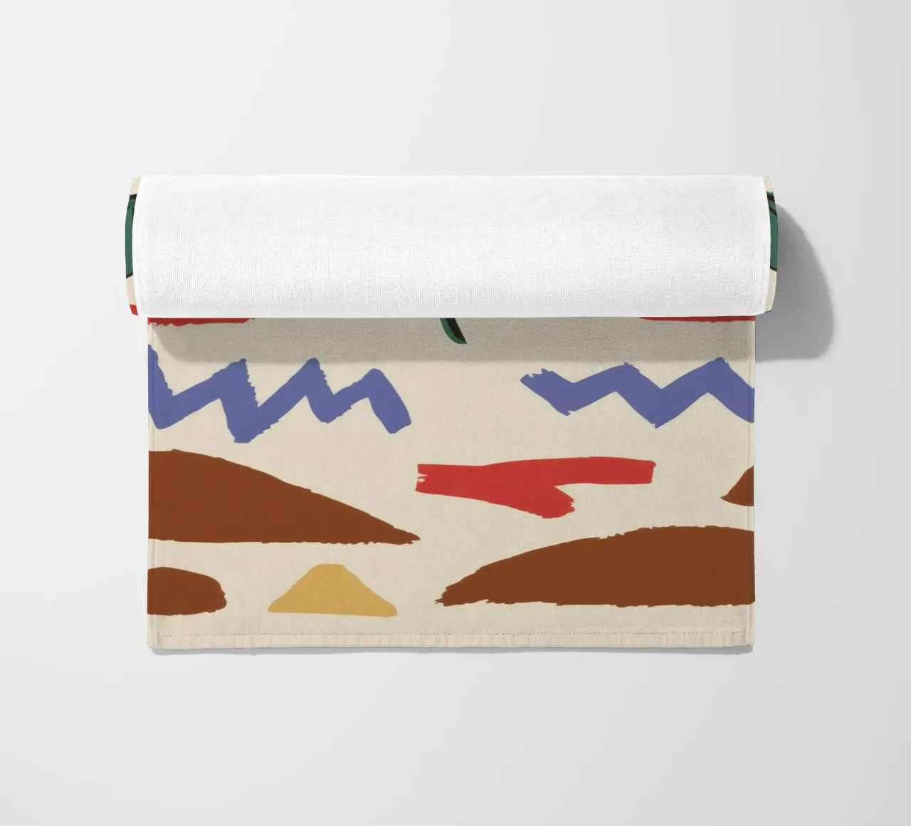 Earthen Element Pattern beach towel by Dream Gesso