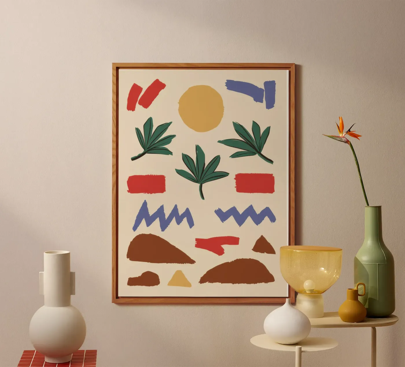 Earthen Element Pattern pannello forex da Dream Gesso