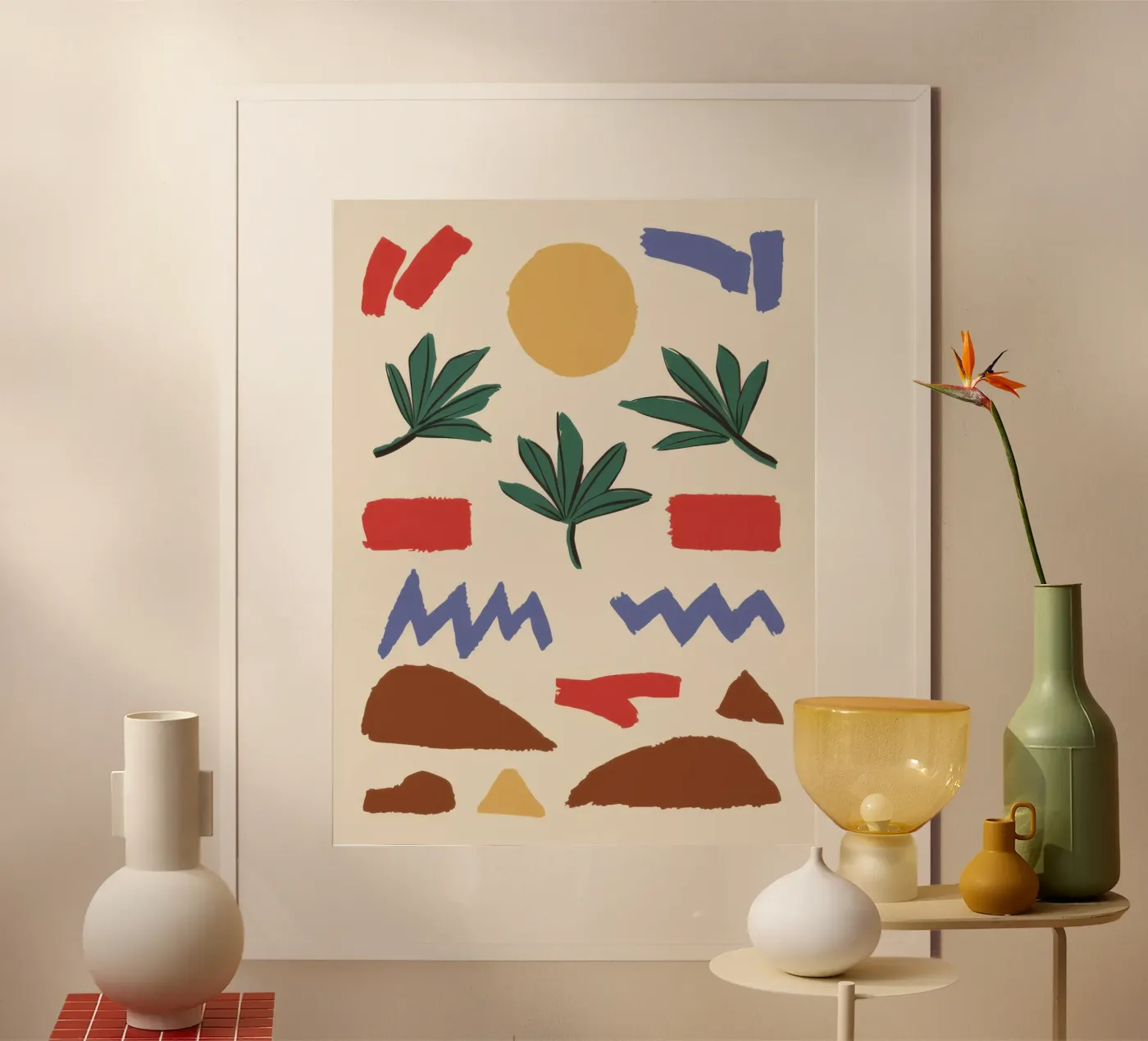 Earthen Element Pattern poster by Dream Gesso