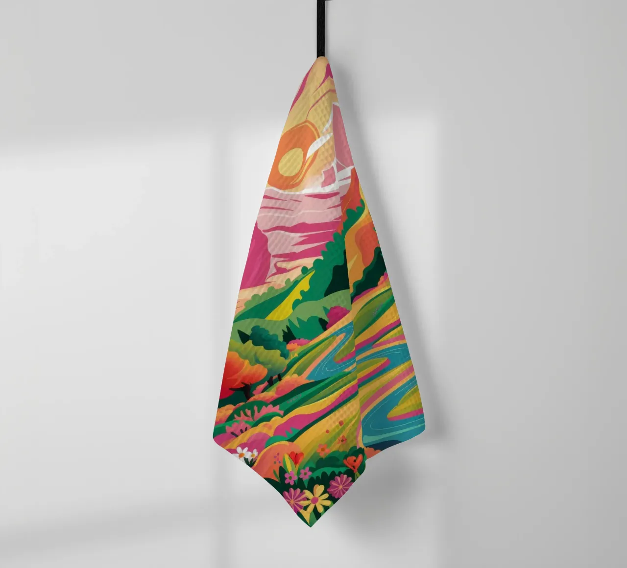 Passo della Montagna Prismatica canovaccio da cucina da Ink Pulse