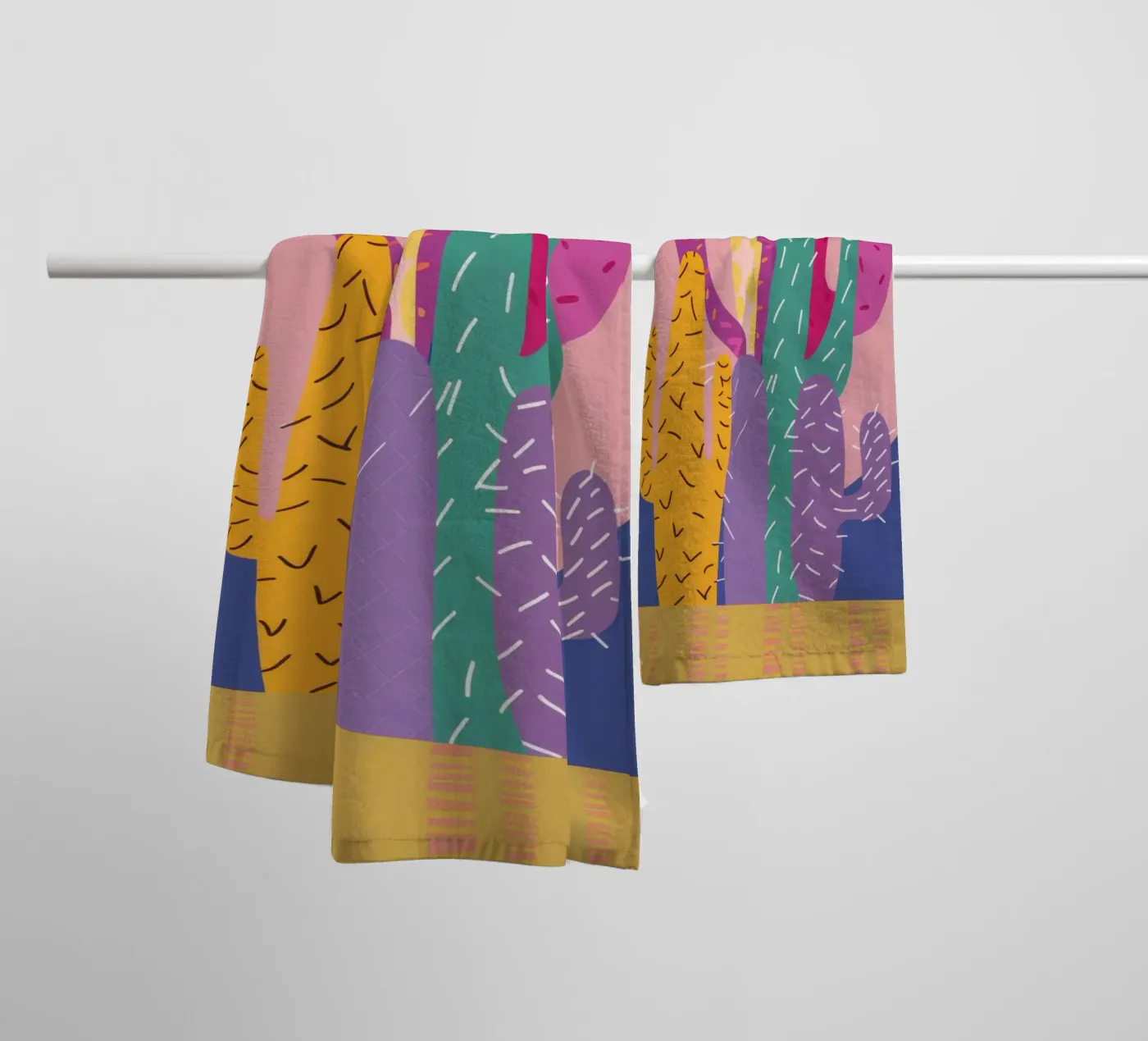 Woestijn schemering badhanddoek van Rain Balance