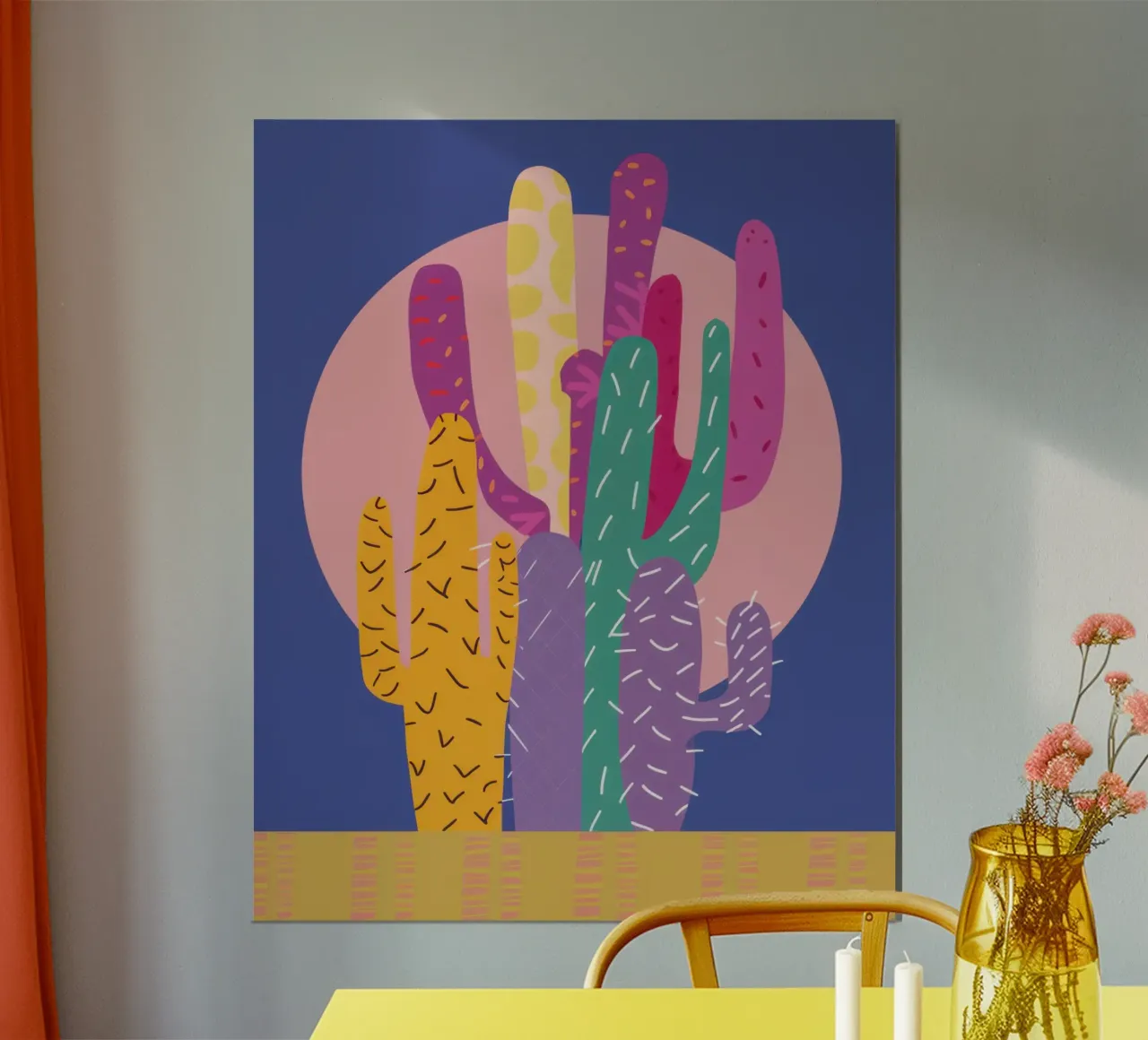 Woestijn schemering poster van Rain Balance