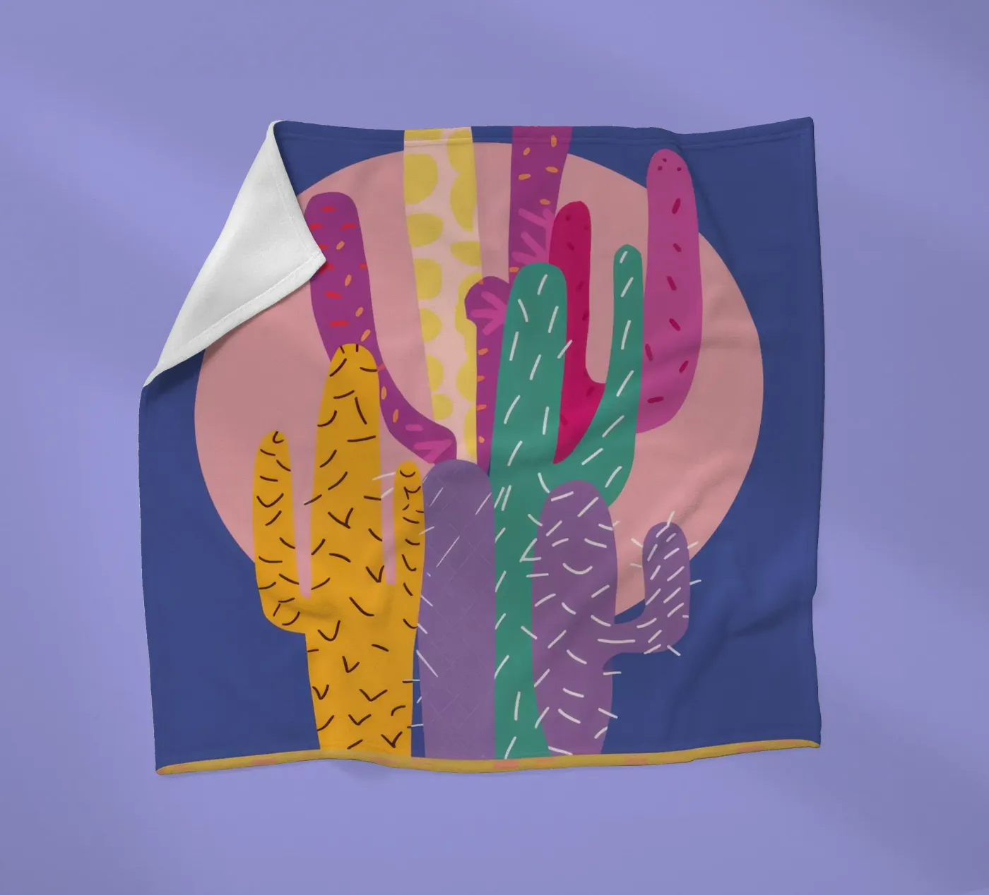 Twilight Desert Bloom Fleecedecke von Rain Balance
