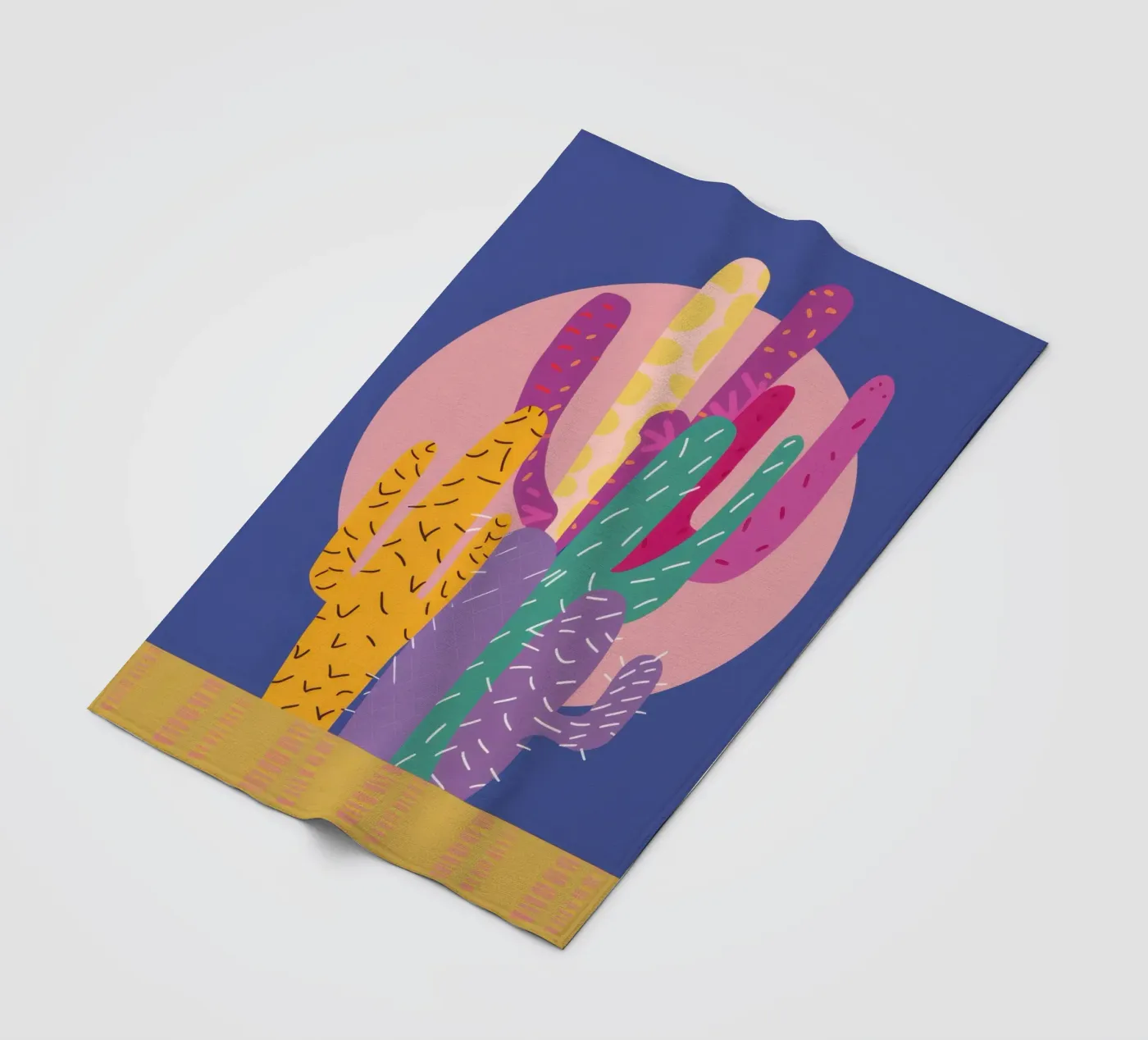 Twilight Desert Bloom Fleecedecke von Rain Balance
