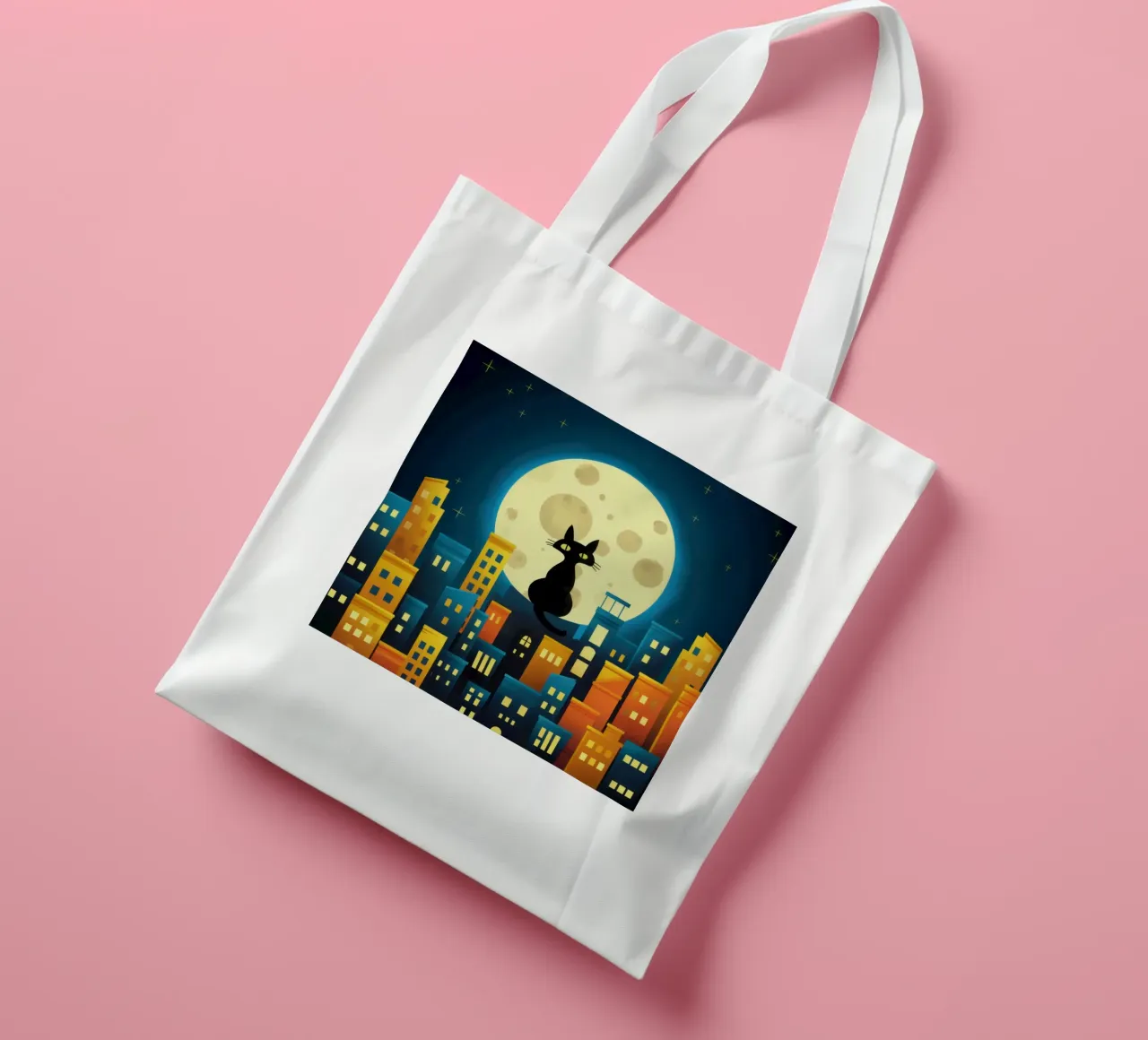 Osservatore della luna di Metropolis borsa in juta da Ink Pulse