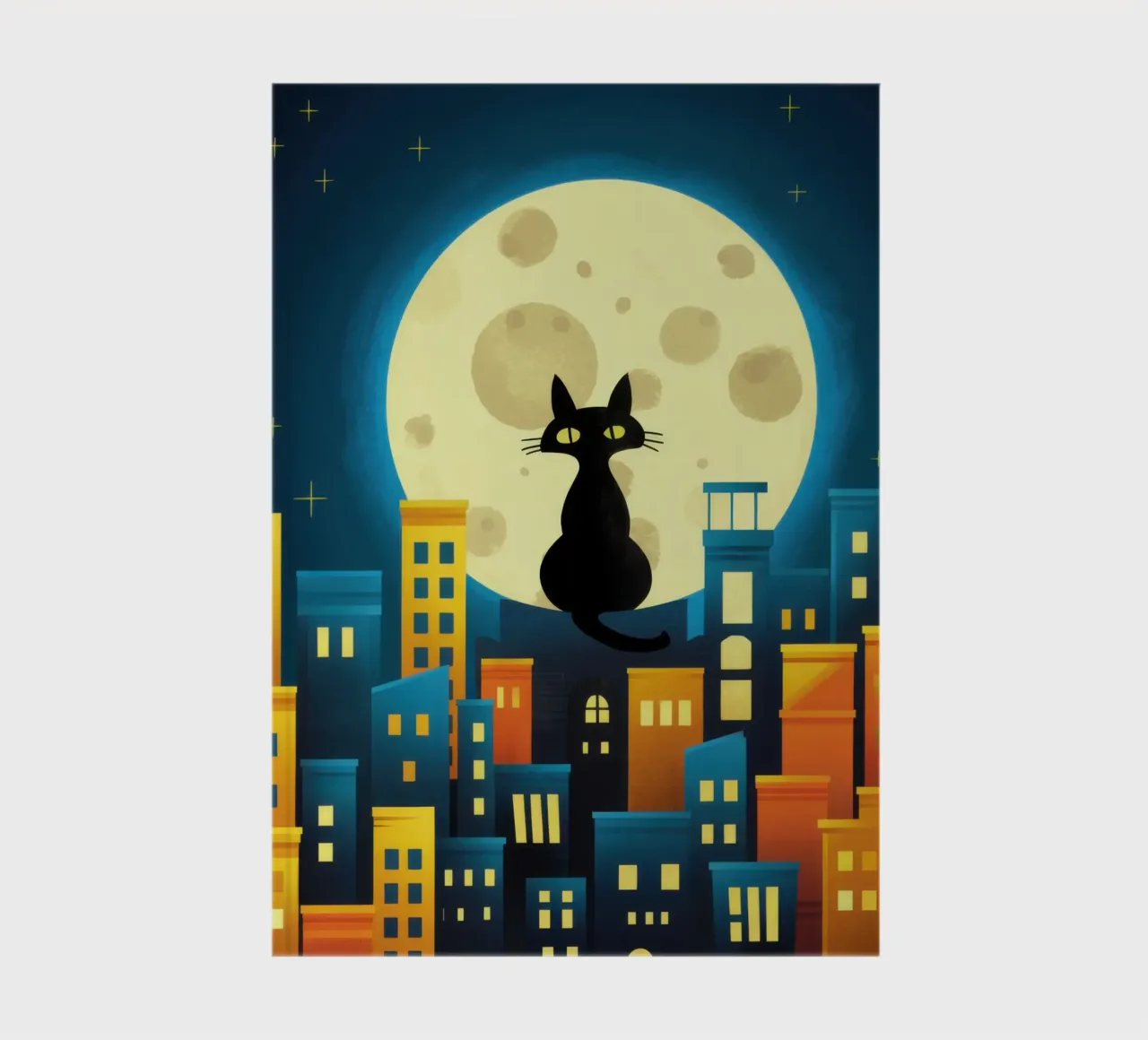 Metropolis Moon Watcher notebook by Ink Pulse
