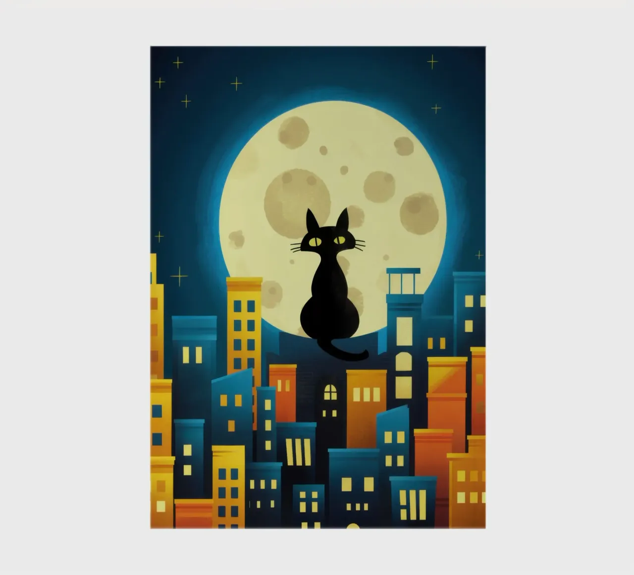 Metropolis Moon Watcher notebook by Ink Pulse