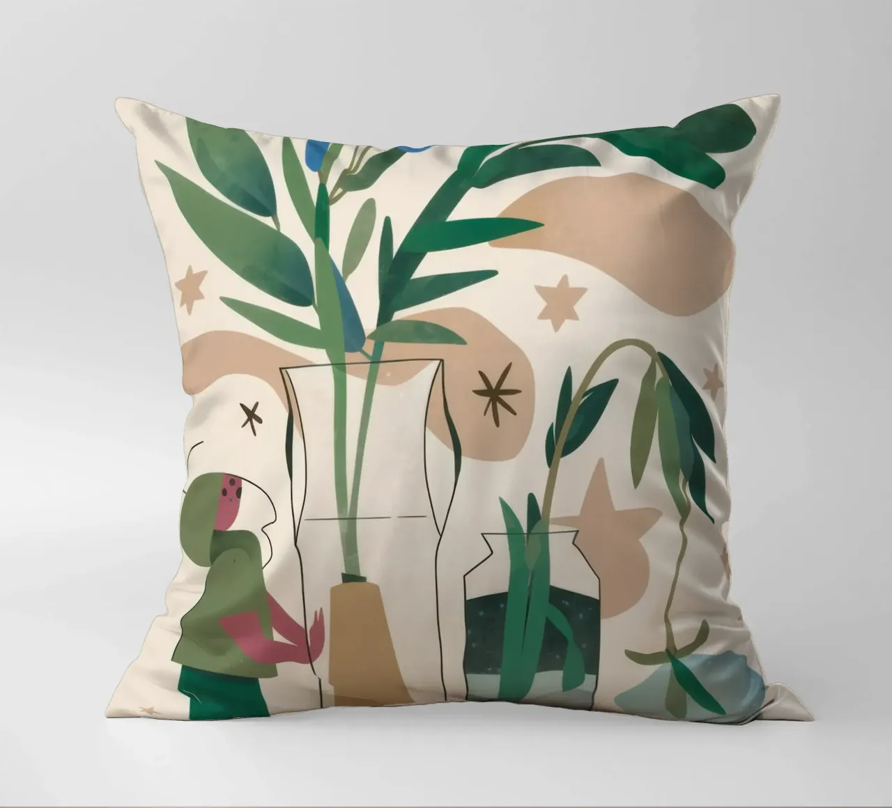 Rituale di composizione botanica cuscino da Reds Jays