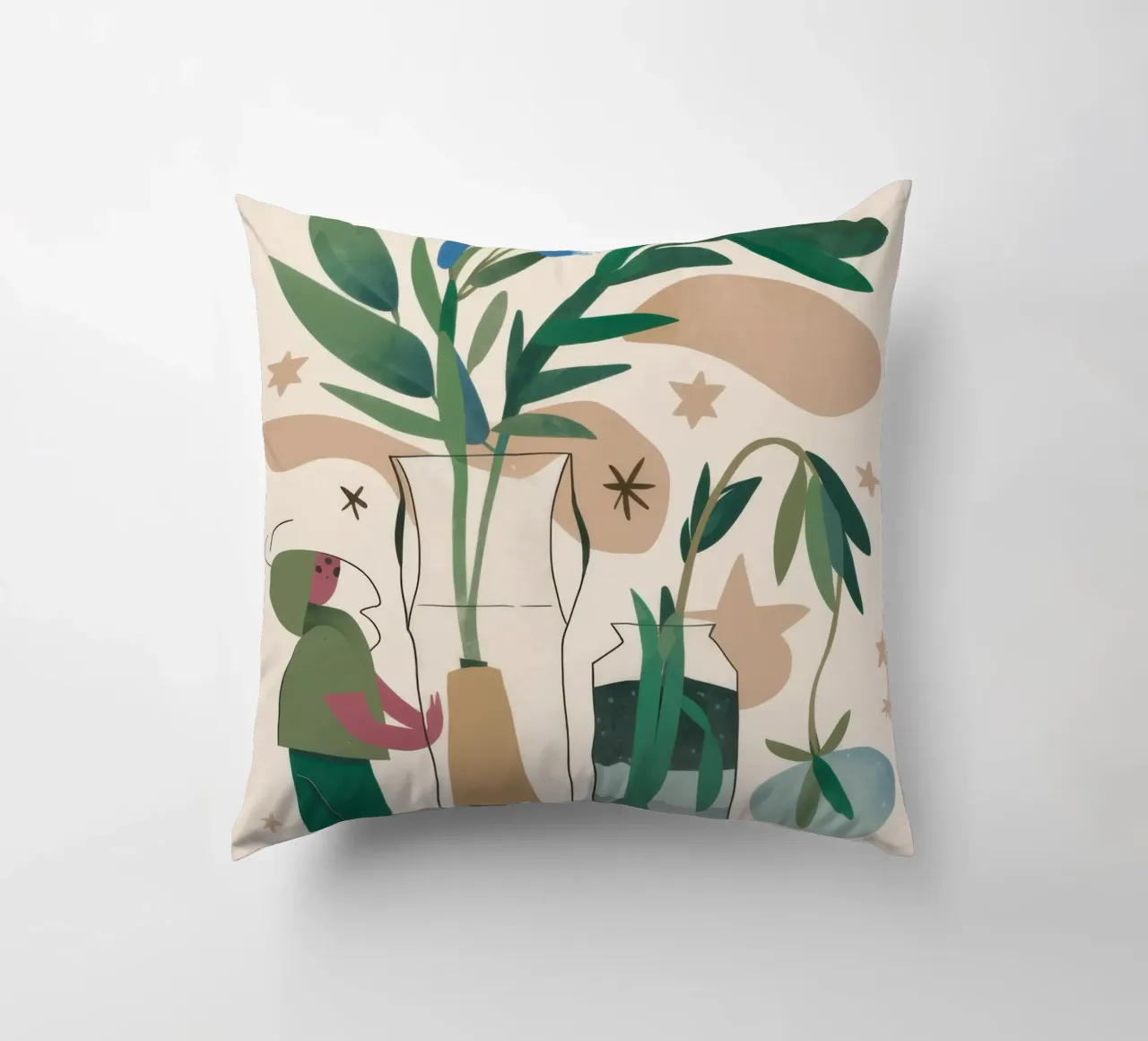 Rituale di composizione botanica cuscino da Reds Jays
