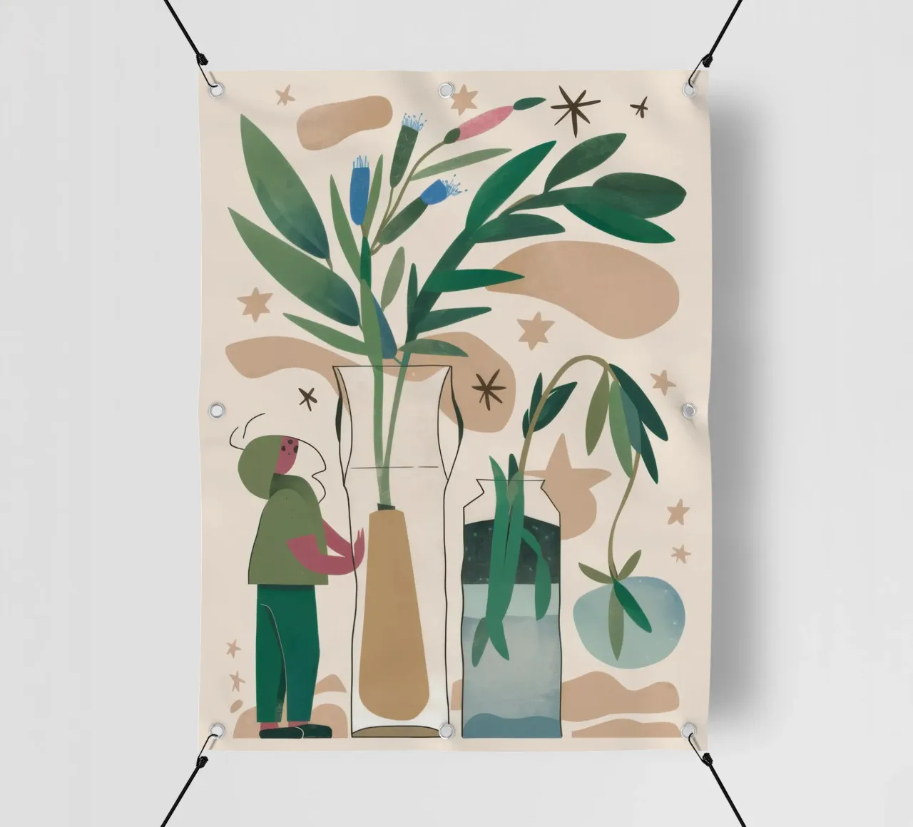 Rituale di composizione botanica telo in pvc da Reds Jays