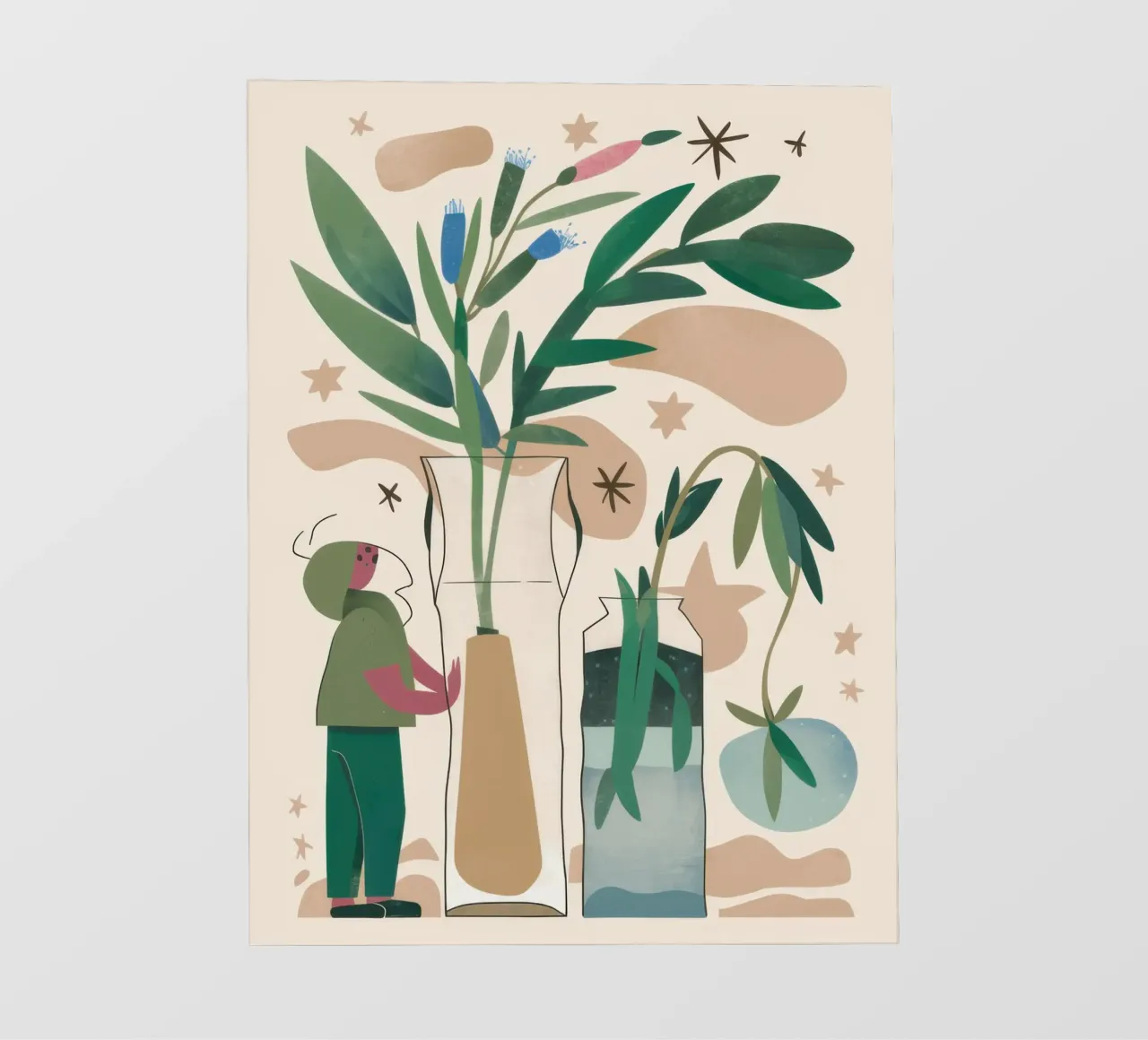 Rituale di composizione botanica telo in pvc da Reds Jays