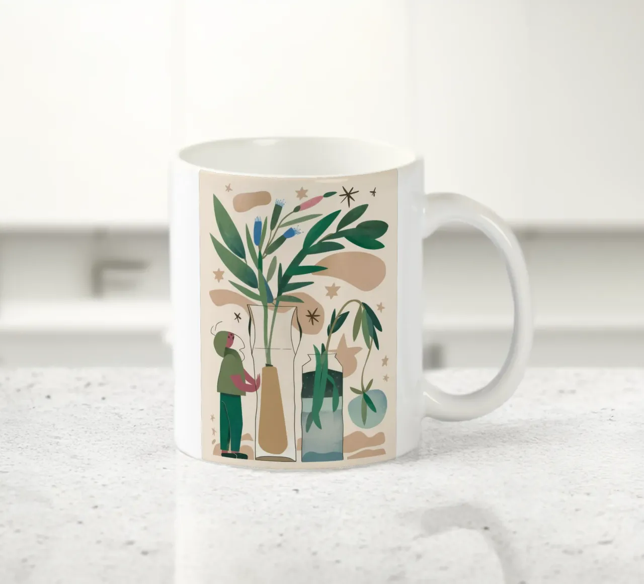 Rituale di composizione botanica tazza in ceramica da Reds Jays