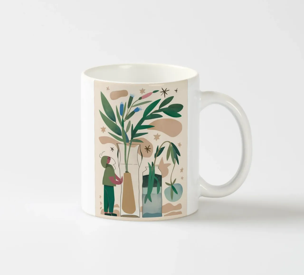 Rituale di composizione botanica tazza in ceramica da Reds Jays