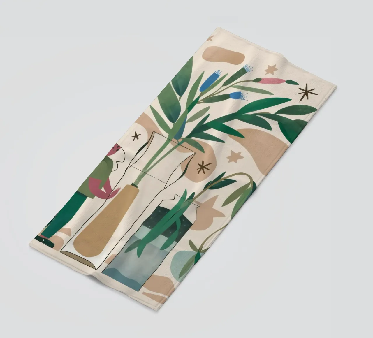 Rituale di composizione botanica telo mare da Reds Jays