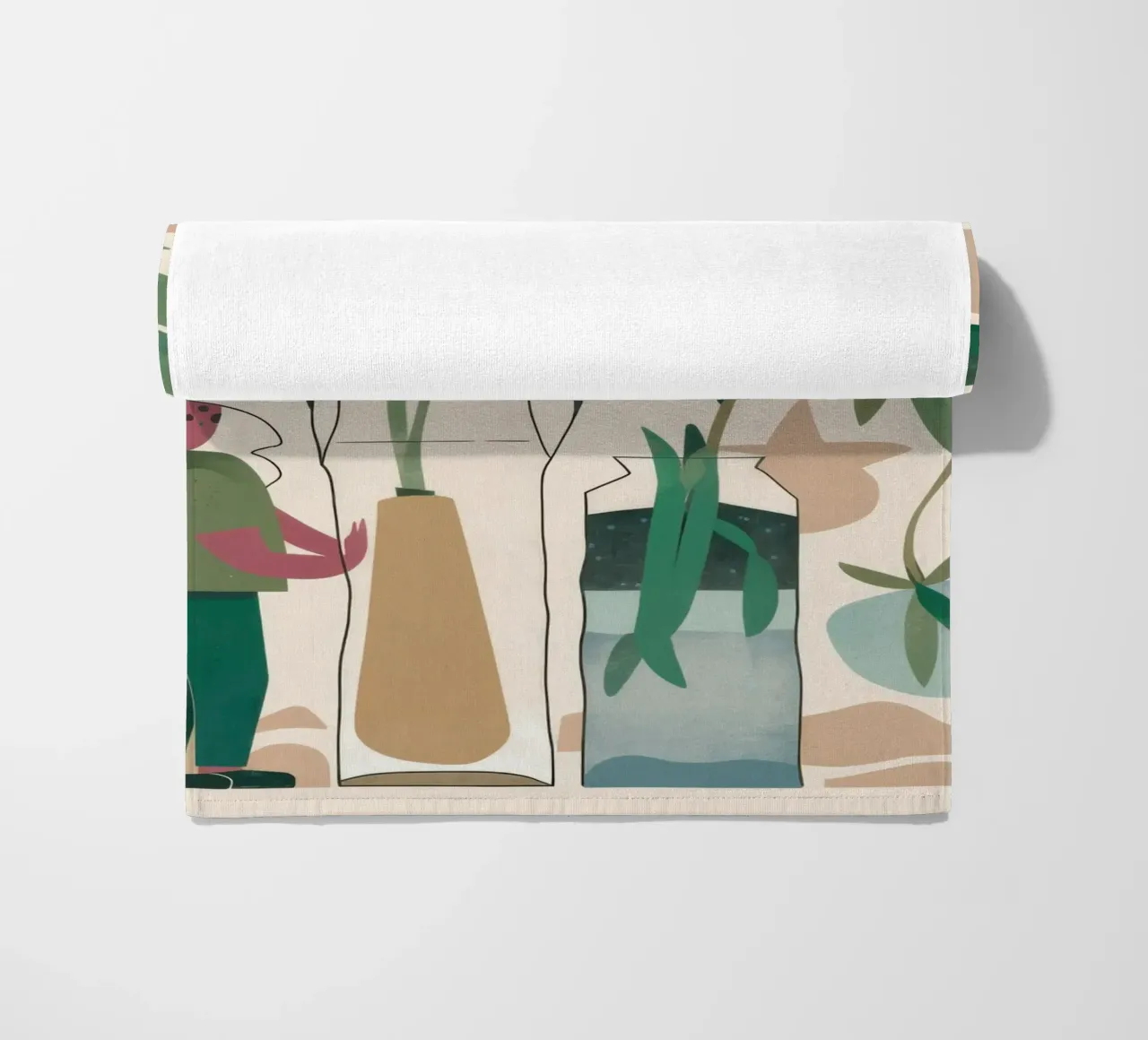 Rituale di composizione botanica telo mare da Reds Jays