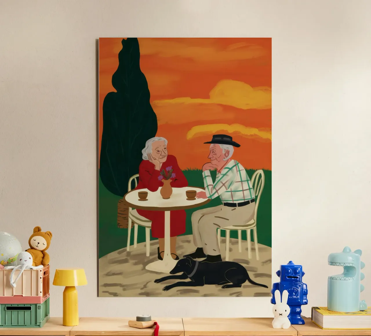 Sunset Cafe Duet forex plate by Giant Foxs