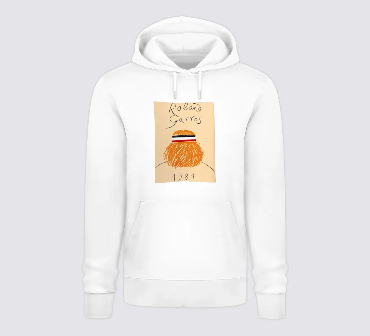 Roland Garros 1981 Classico felpa con cappuccio da ART BEST