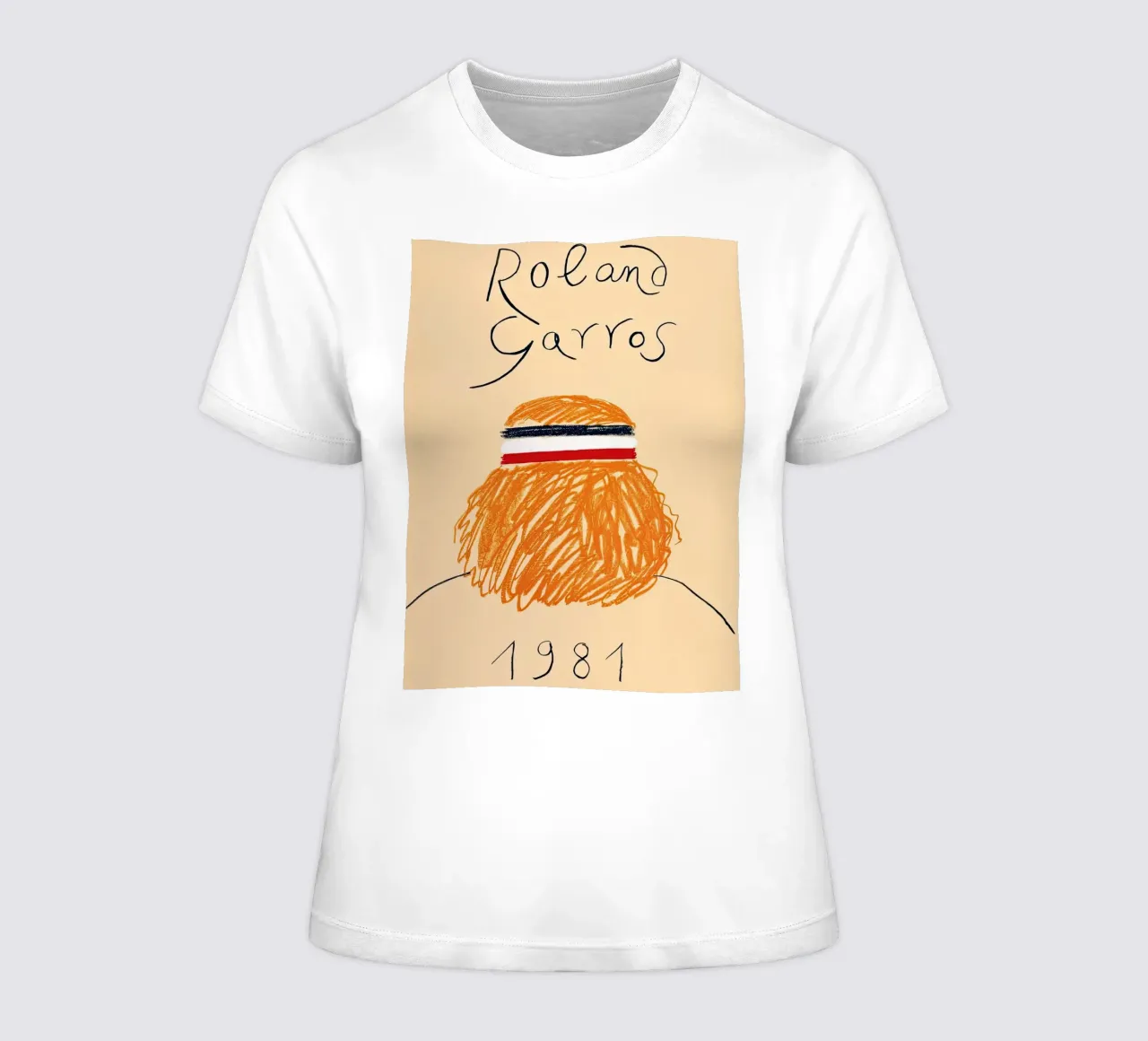 Roland Garros 1981 Classic women's fitted t-shirt by ART BEST