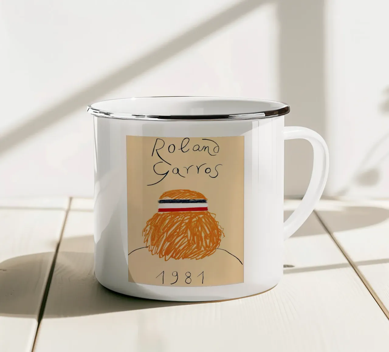 Roland Garros 1981 Classico tazza in smalto da ART BEST