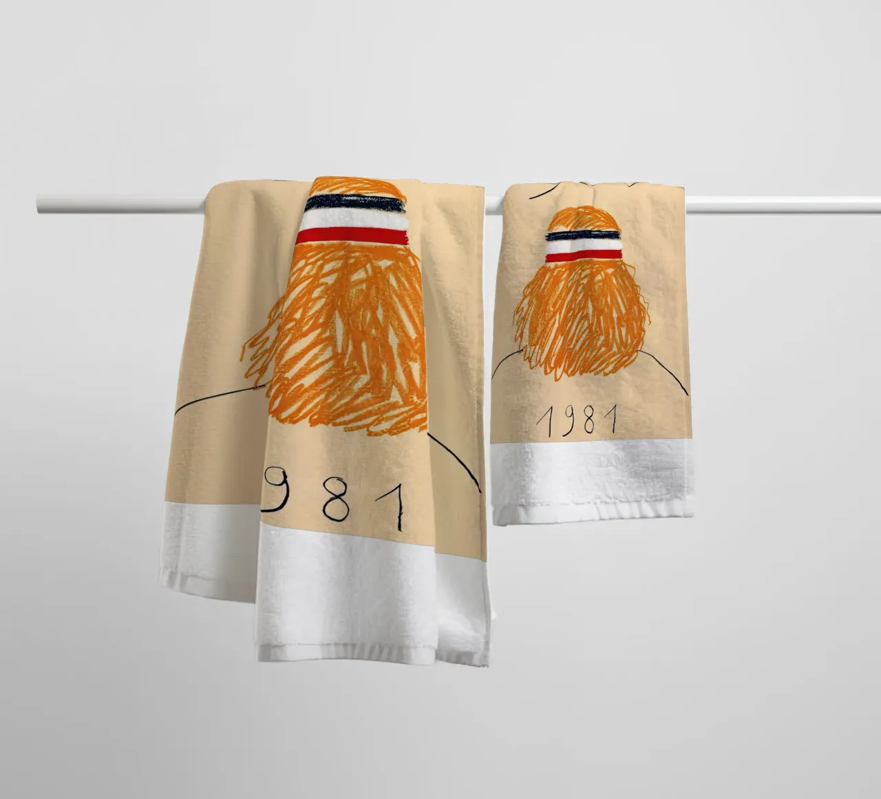 Roland Garros 1981 Classico asciugamano da bagno da ART BEST