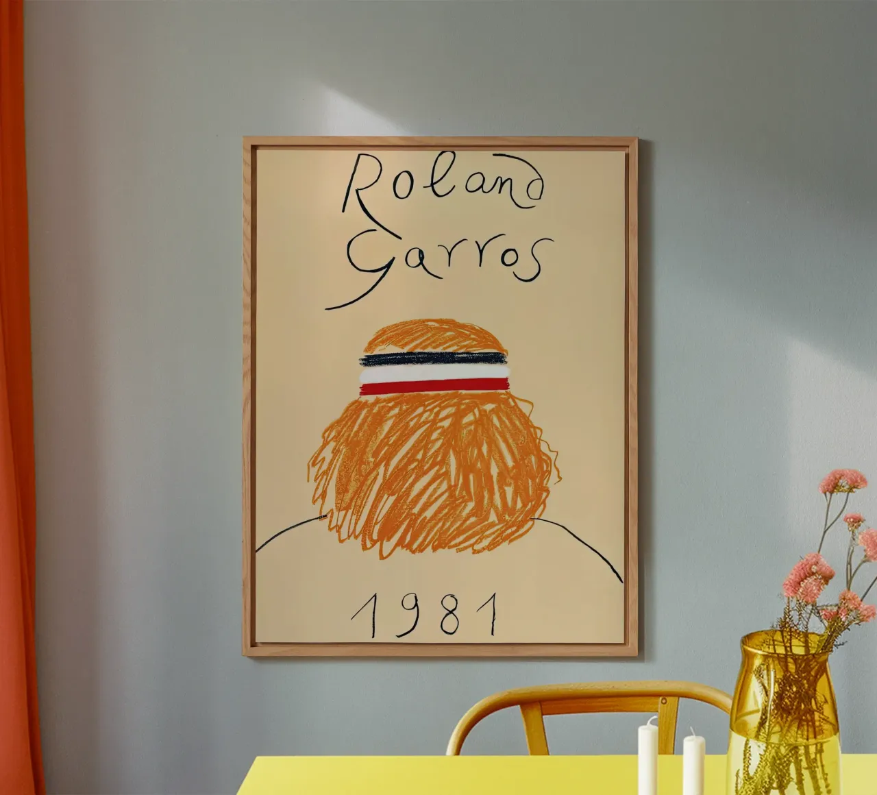 Roland Garros 1981 Classico alluminio dibond da ART BEST