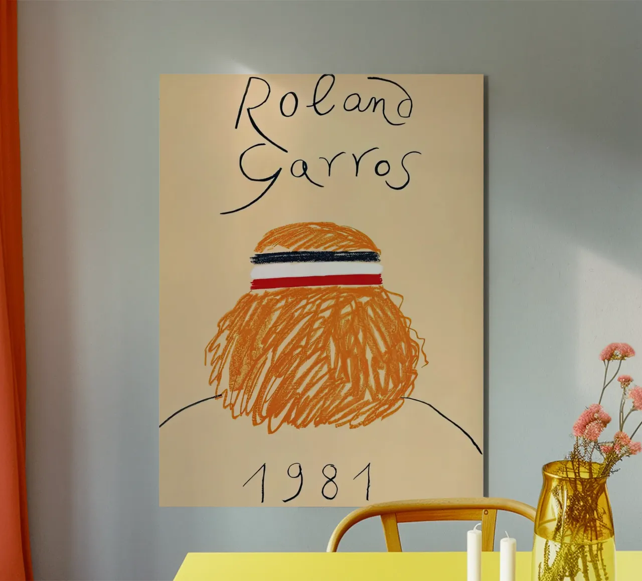 Roland Garros 1981 Classico alluminio dibond da ART BEST
