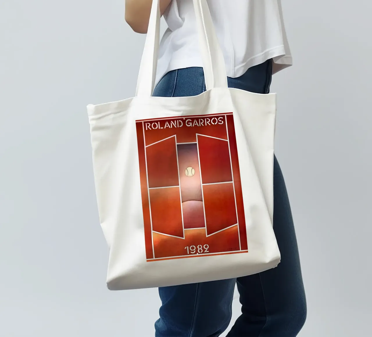 Roland Garros 1982 Vintage tote bag by ART BEST