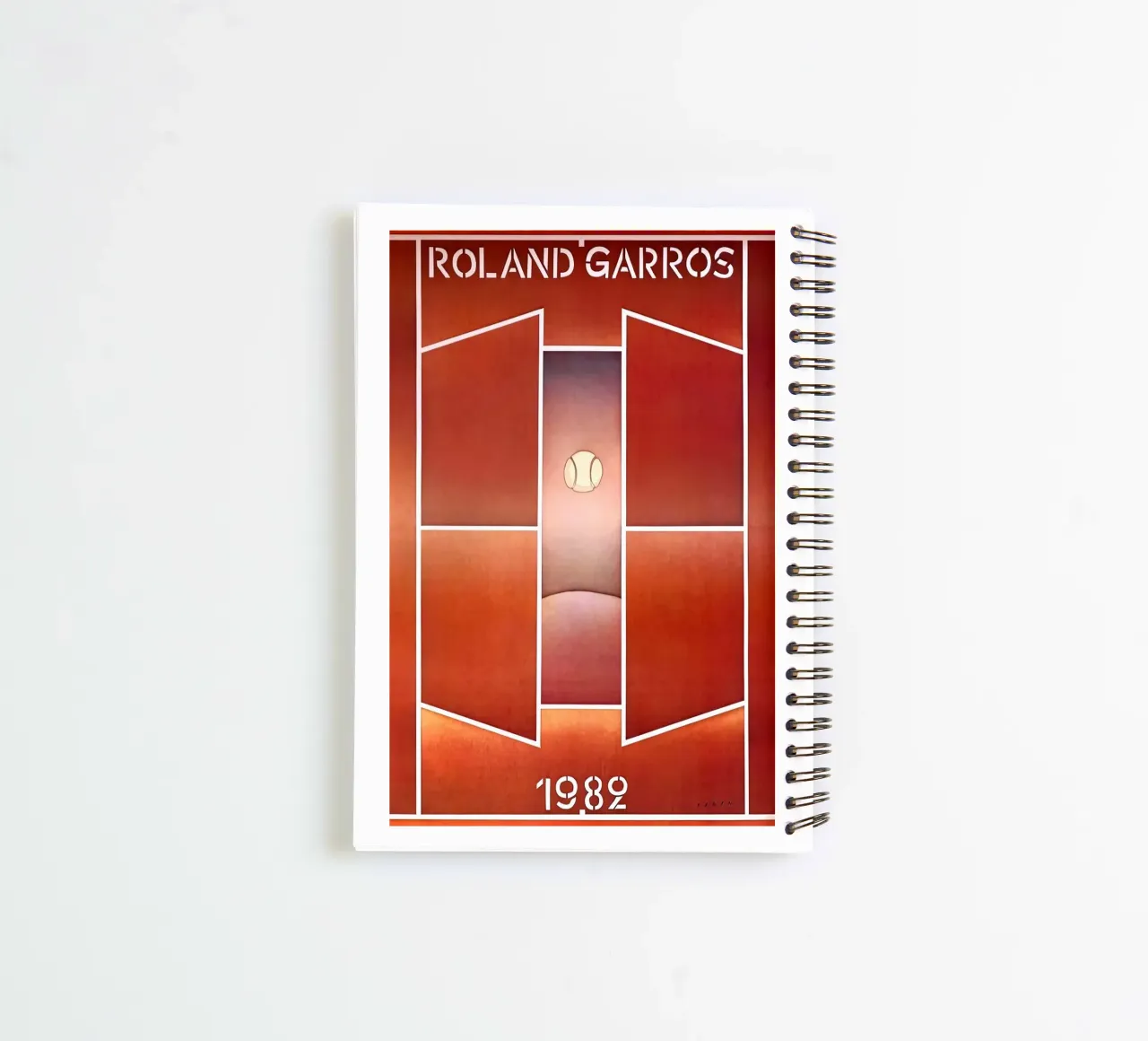 Roland Garros 1982 Vintage diario ad anelli da ART BEST
