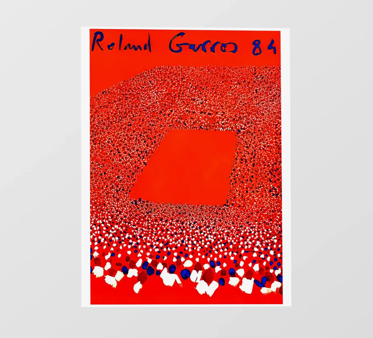 Rouge Roland Garros 1984 film rétro-éclairé de ART BEST