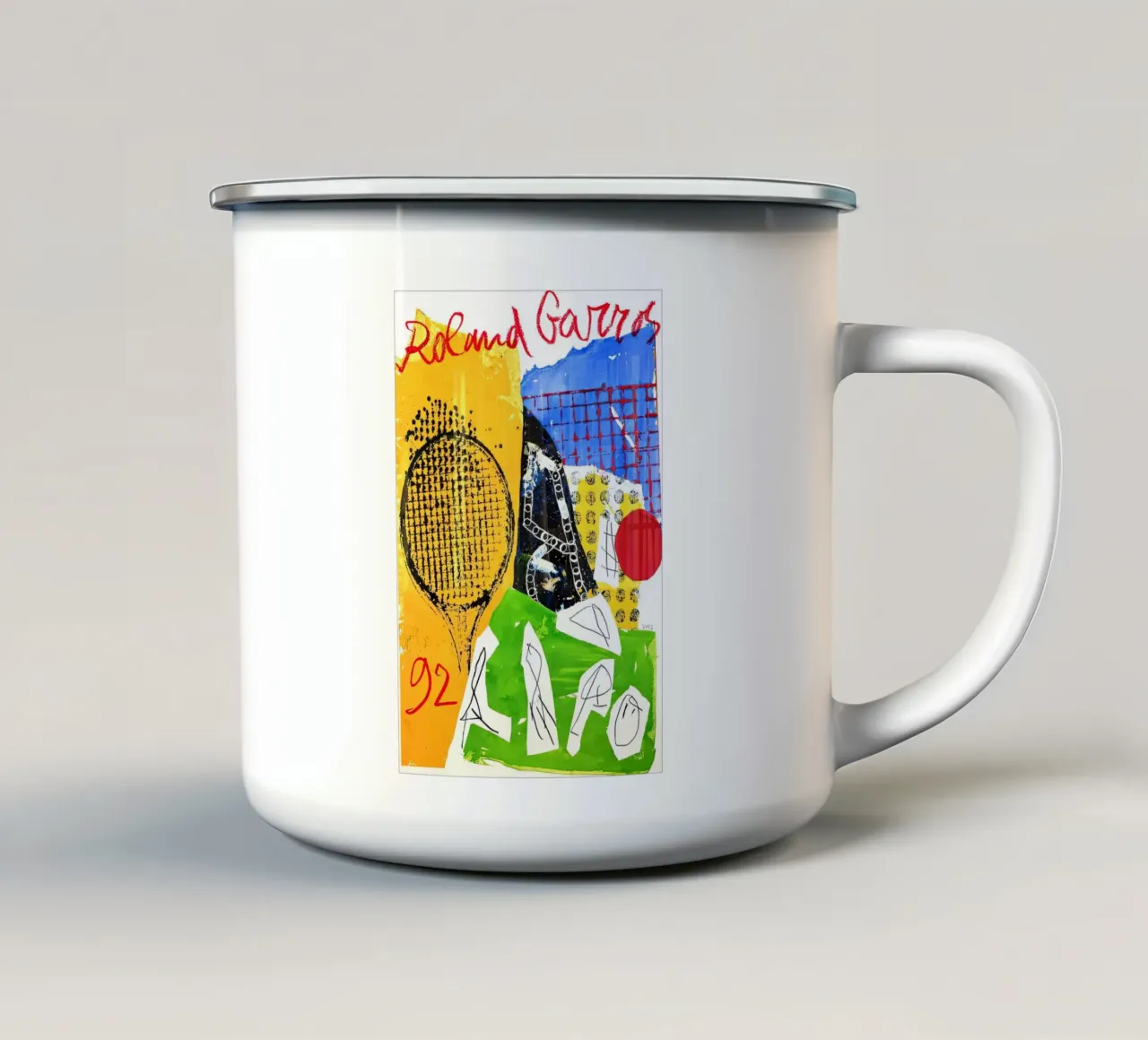Roland Garros 1992 tazza in smalto da ART BEST
