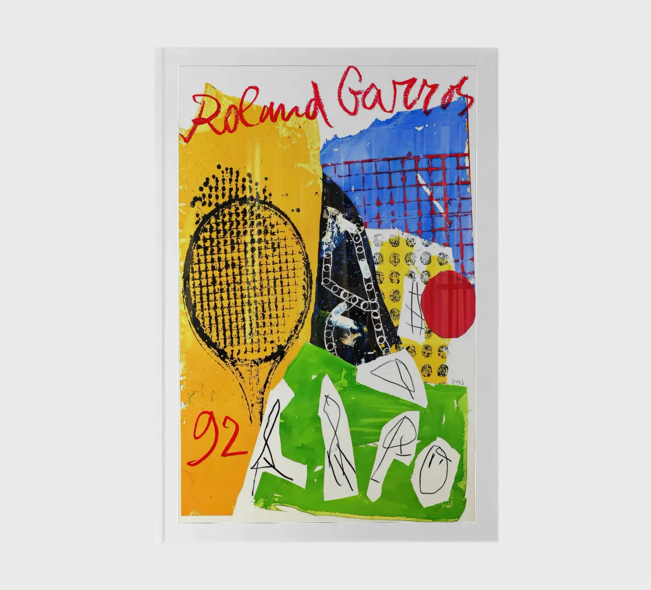 Roland Garros 1992 notebook by ART BEST