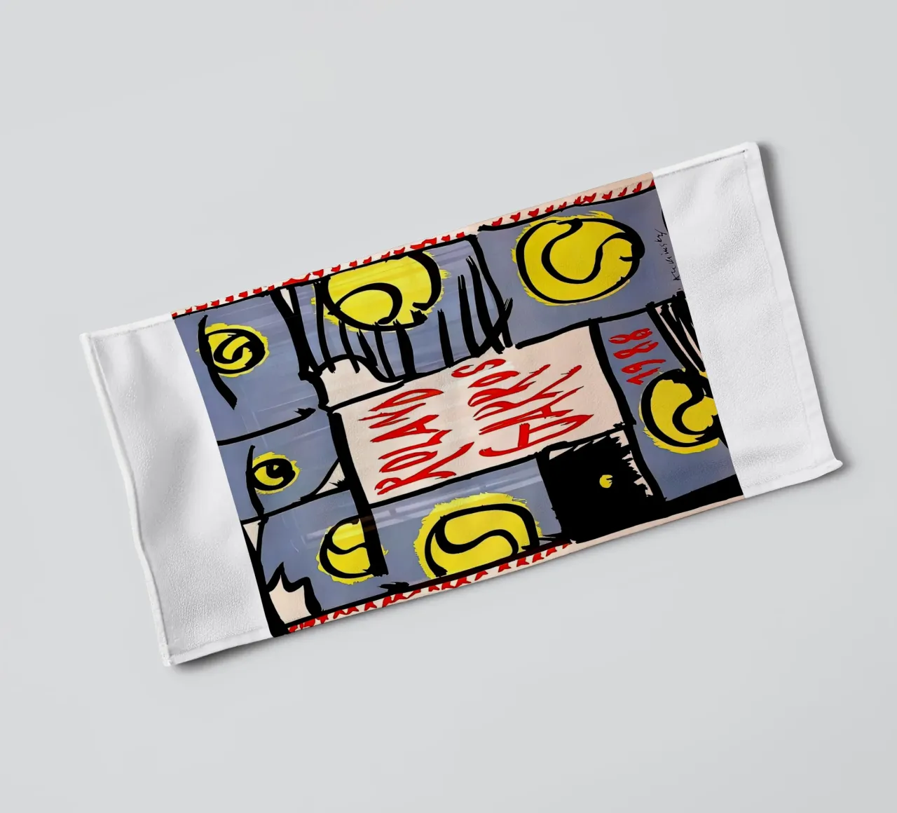 Rolland Garros Tennis towel by ART BEST