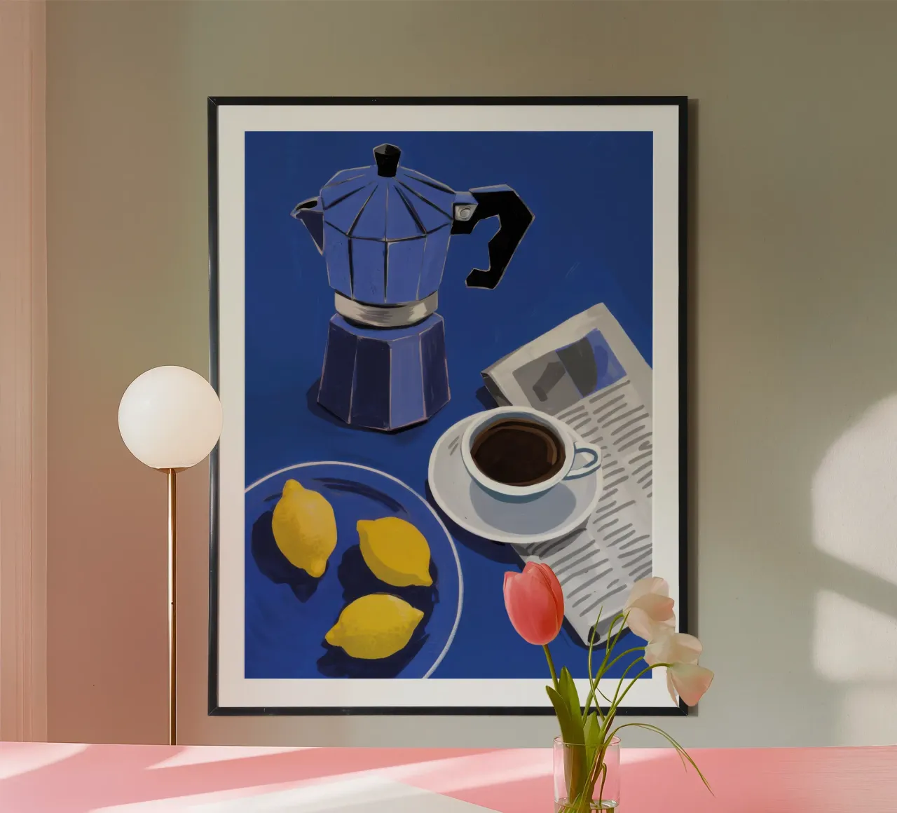 Caffè mattutino e limoni carta hahnemühle da Flock Reverie