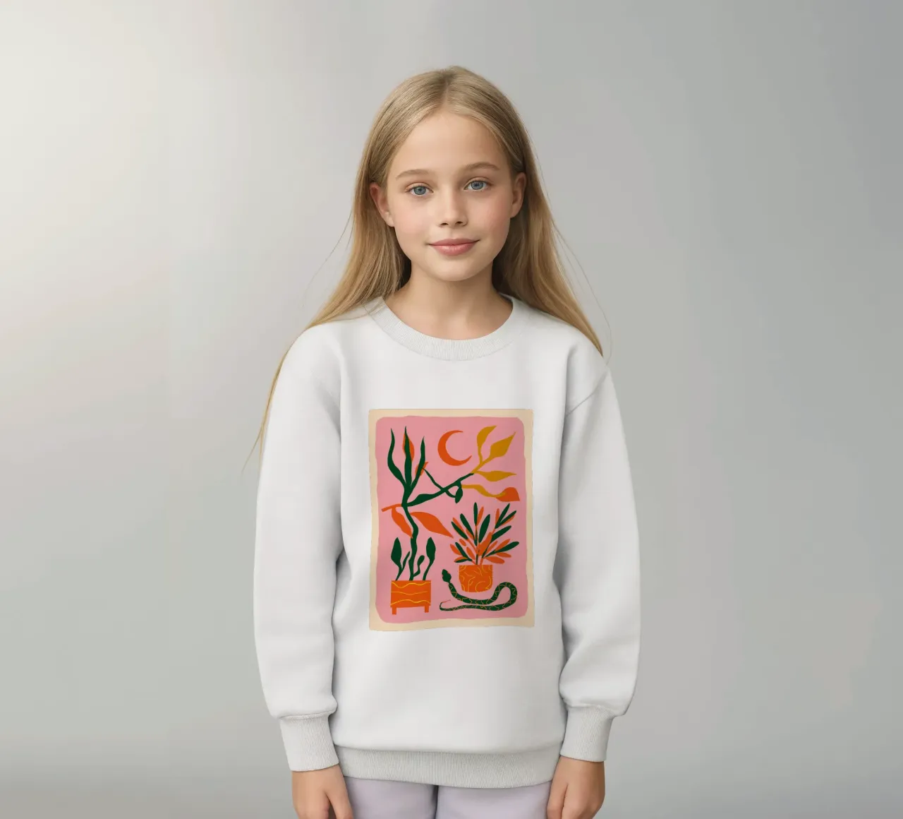 Botanici della parete rosa felpa bambino da Ink Pulse
