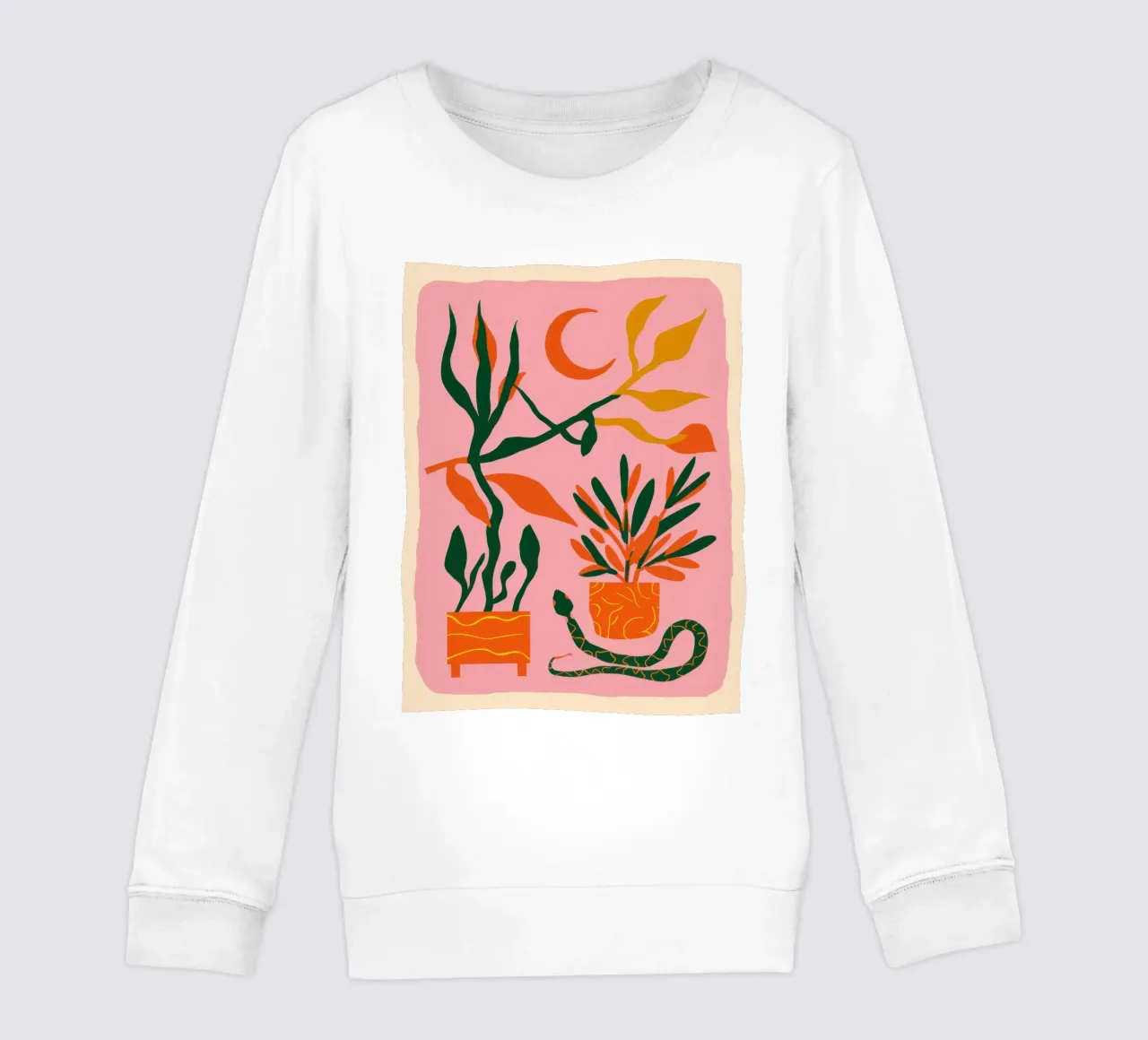 Botanici della parete rosa felpa bambino da Ink Pulse