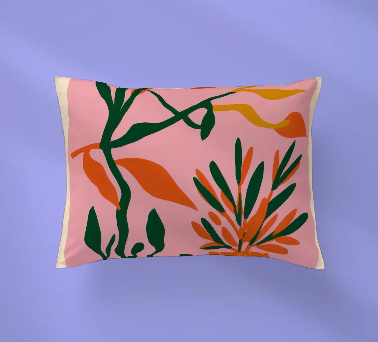 Botanici della parete rosa cuscino da Ink Pulse