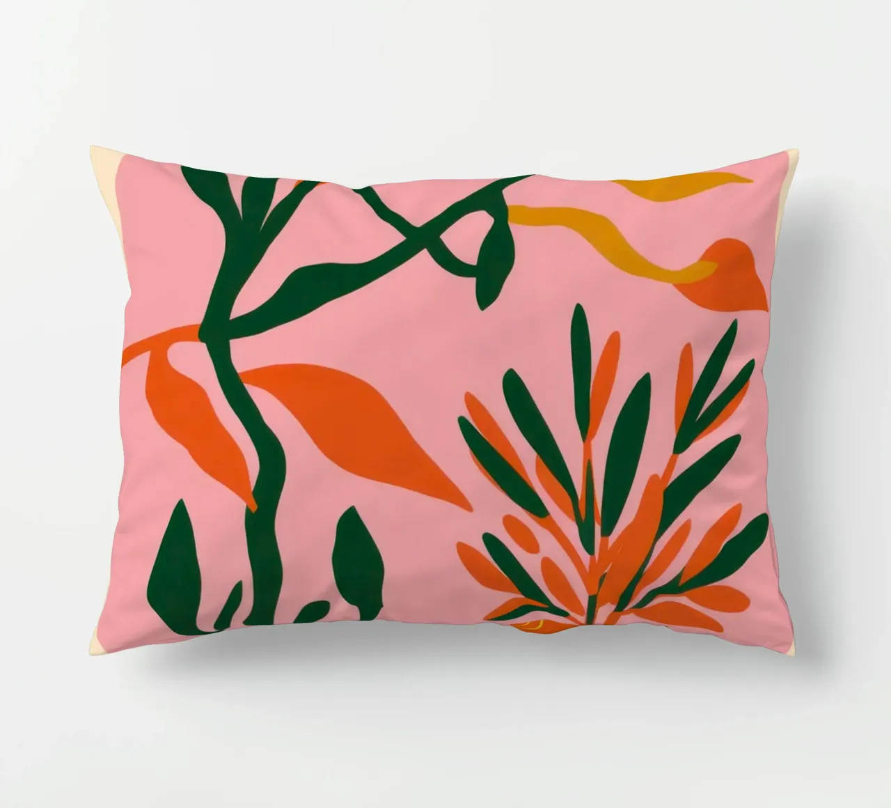 Botanici della parete rosa cuscino da Ink Pulse