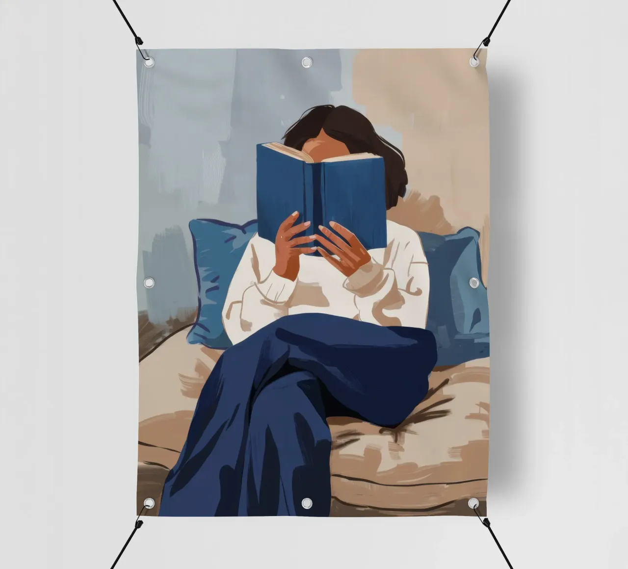 Cocon de lecture douillet bâche pvc de Giant Foxs