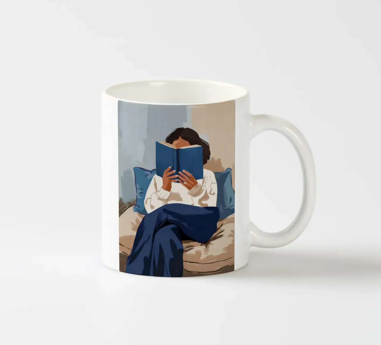 Cocon de lecture douillet mug en céramique de Giant Foxs