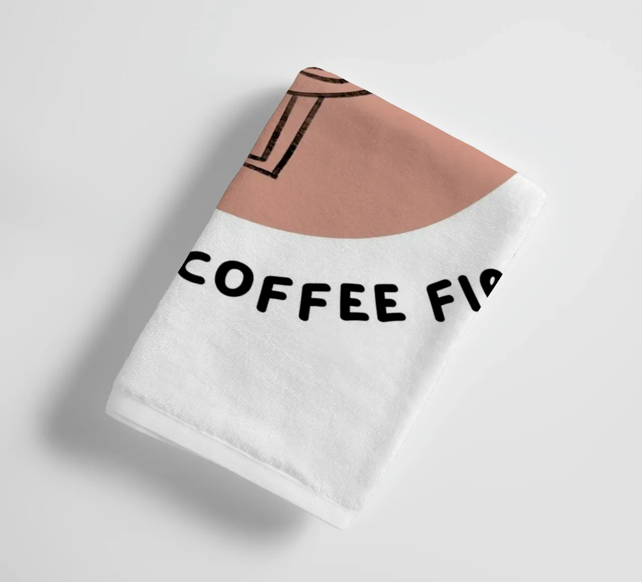 Prima fammi prendere un caffè asciugamano da bagno da Olivia Creator