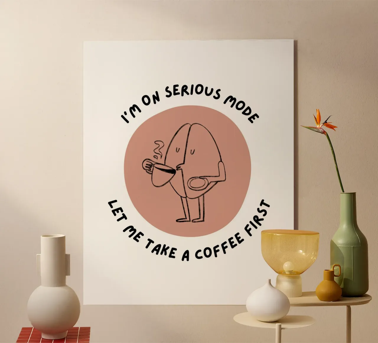 Prima fammi prendere un caffè plexiglass da Olivia Creator